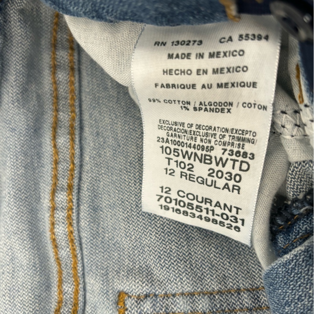 Vintage Wranglers Jeans Womens 12 Reg Western Country Blue Denim Pants - Picture 7 of 7